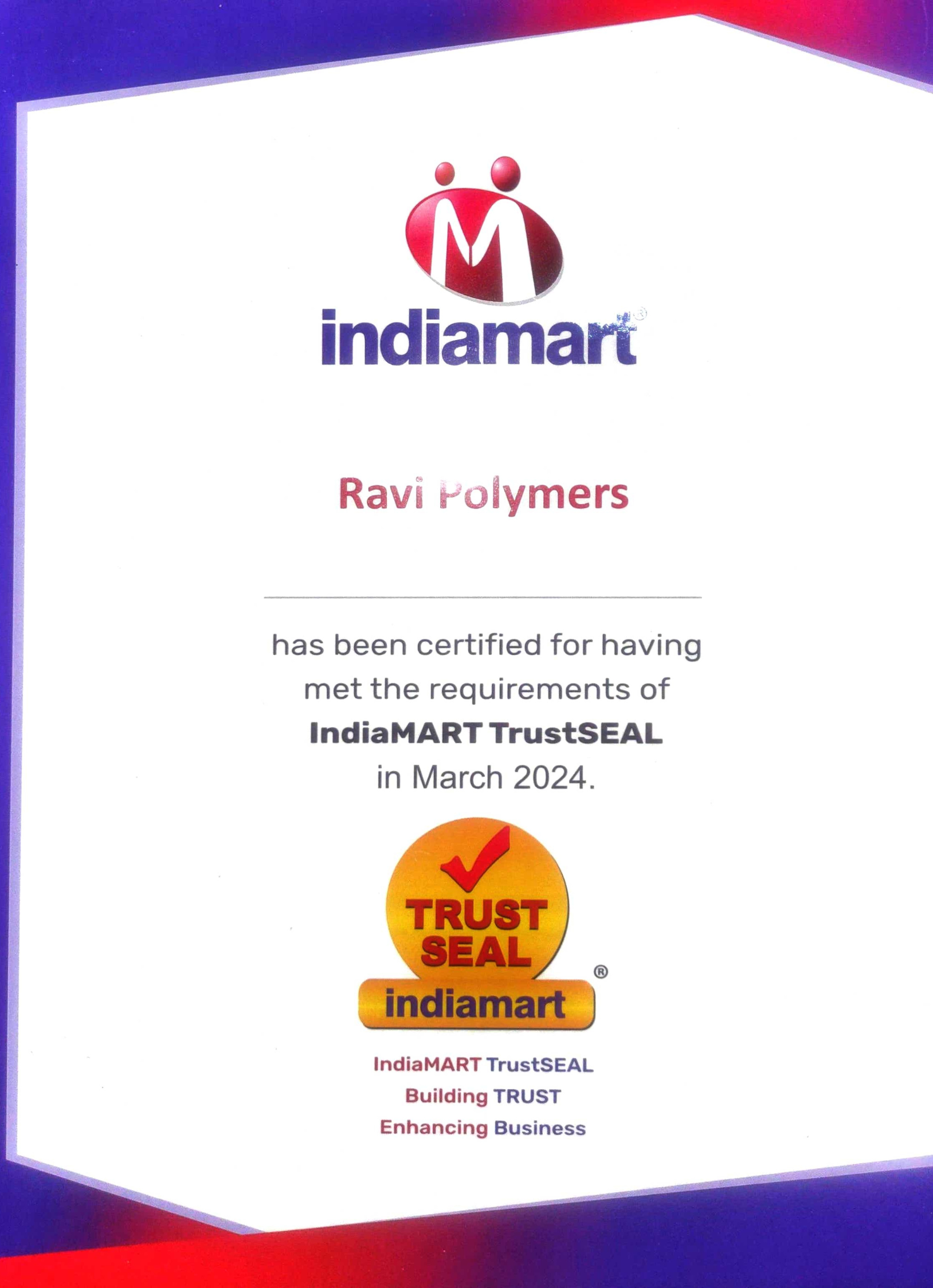 ISO Certificate